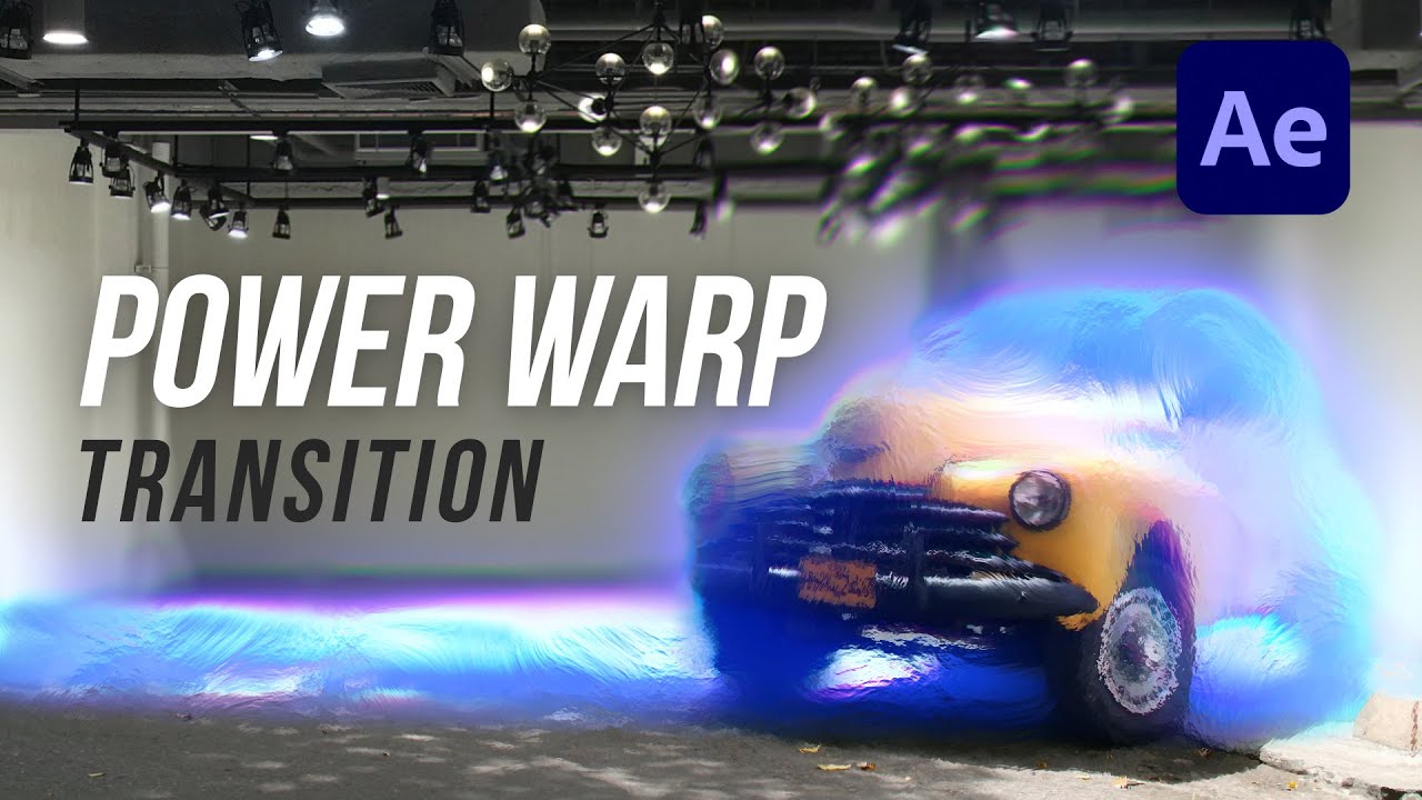 Epic Power Warp Transition in After Effects 🎥