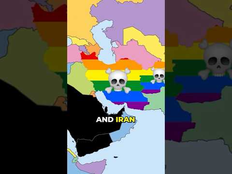 The Only 2 Countries That Execute LGBTQ People! #geography #maps #lgbtq