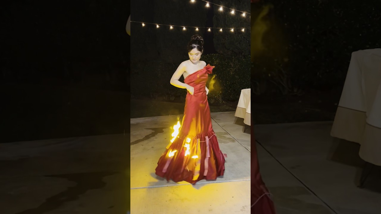 How to Make Katniss’s Iconic Fire Dress 🔥 | DIY Costume Tutorial