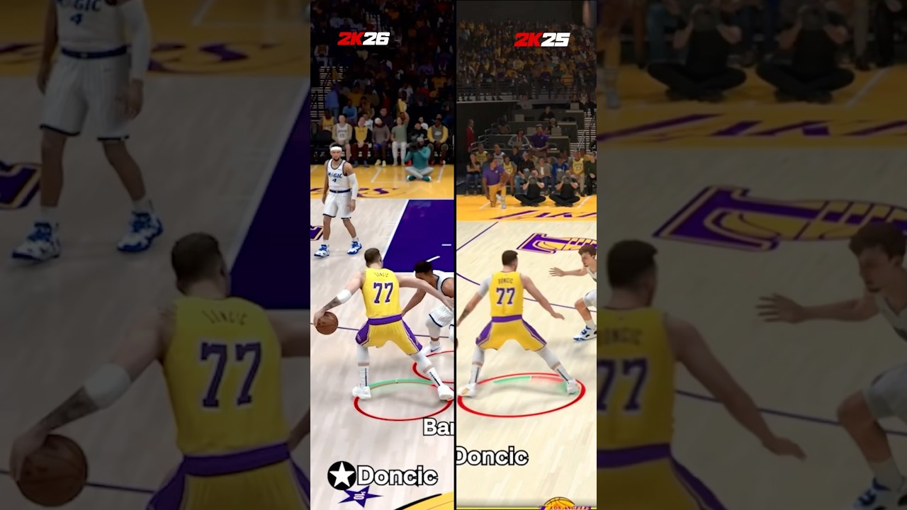 NBA 2K26 vs 2K25 Gameplay Comparison