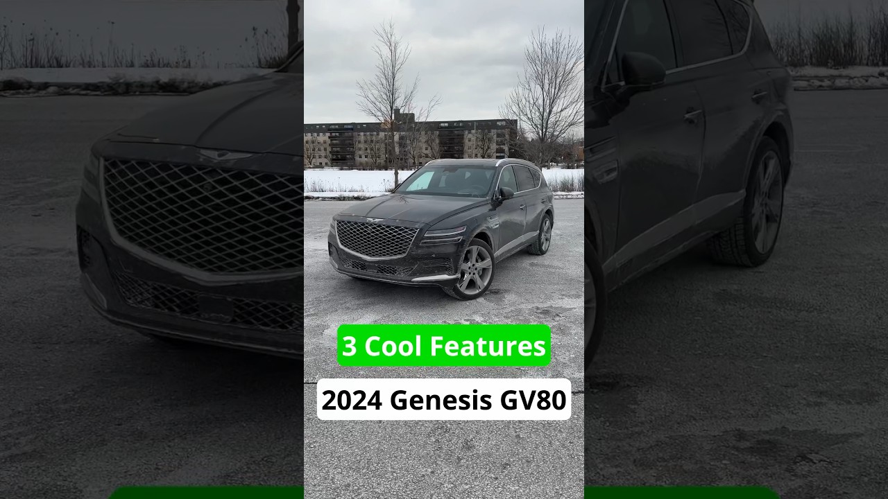 3 Top 3 Features of the 2024 Genesis GV80 SUV 🚗