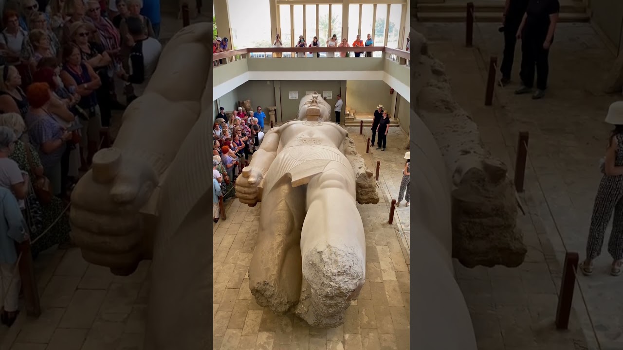 اكتشف أكبر تمثال لملك في مصر 🏺 | تمثال رمسيس الثاني في ميت رهينه