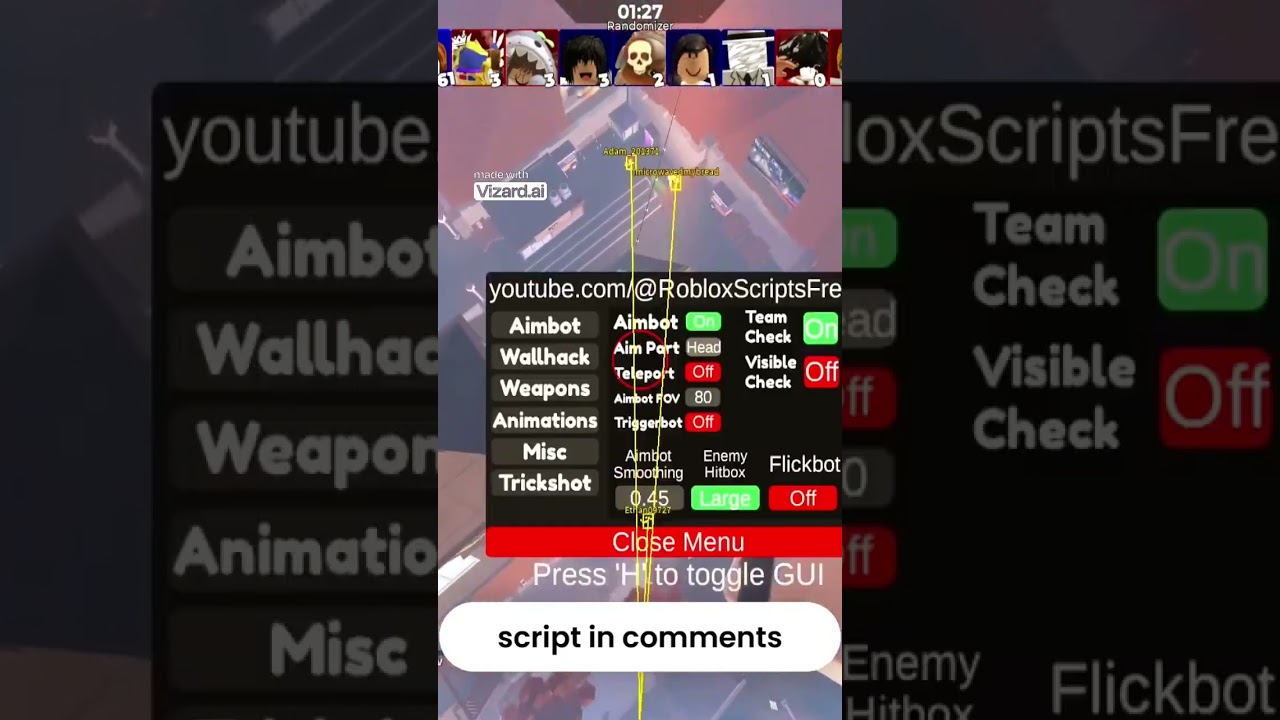 BEST Roblox Arsenal Script Pastebin [AIMBOT & KILL ALL]