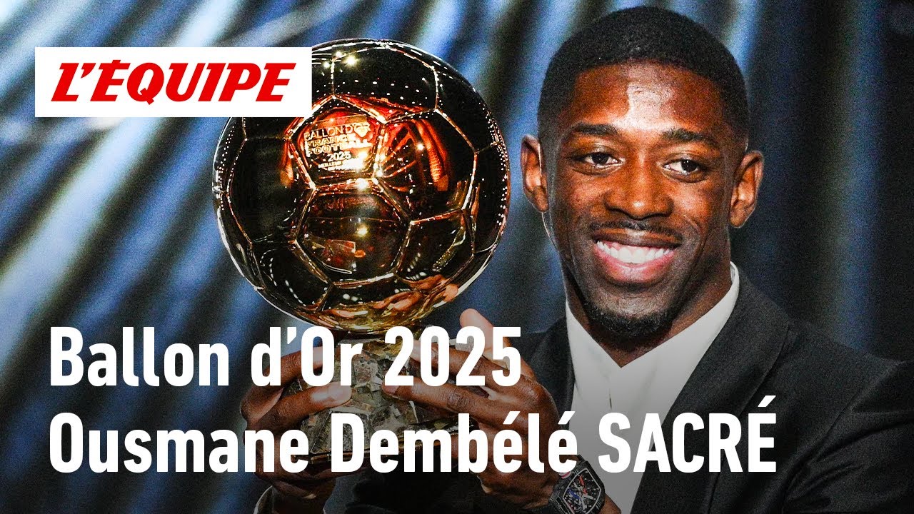 Dembélé Wins Ballon d'Or 2025 🏆