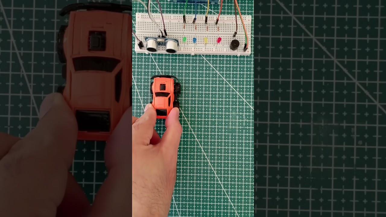 Arduino Parking Sensor with LEDs 🚗