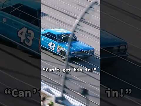 Richard Petty WOULD NOT pull off track 😅