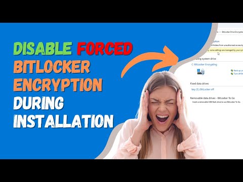 Disable Forced BitLocker Encryption During Windows 11 Installation