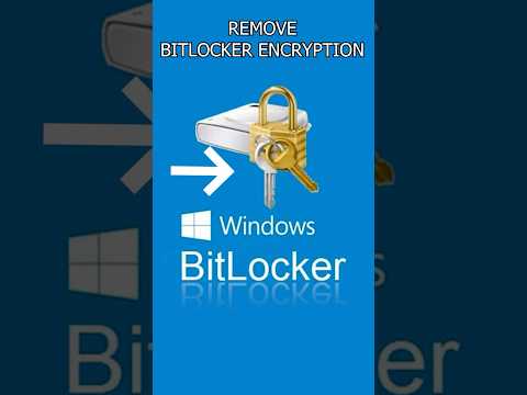 Remove BITLOCKER ENCRYPTION using Only One Command