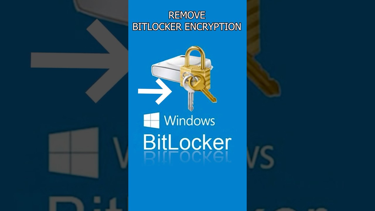 Disable BitLocker Encryption with a Single Command