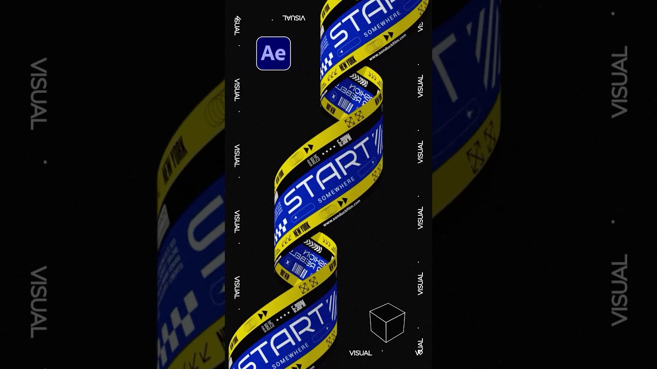 Learn to Create Stunning Hyper Typography Spiral Animations in After Effects ✨