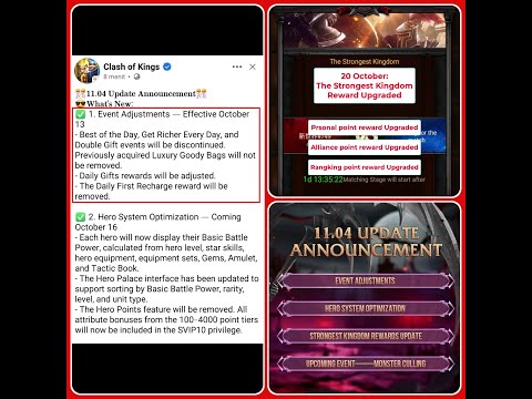 Clash of Kings: NEW UPDATE 11.04.0
