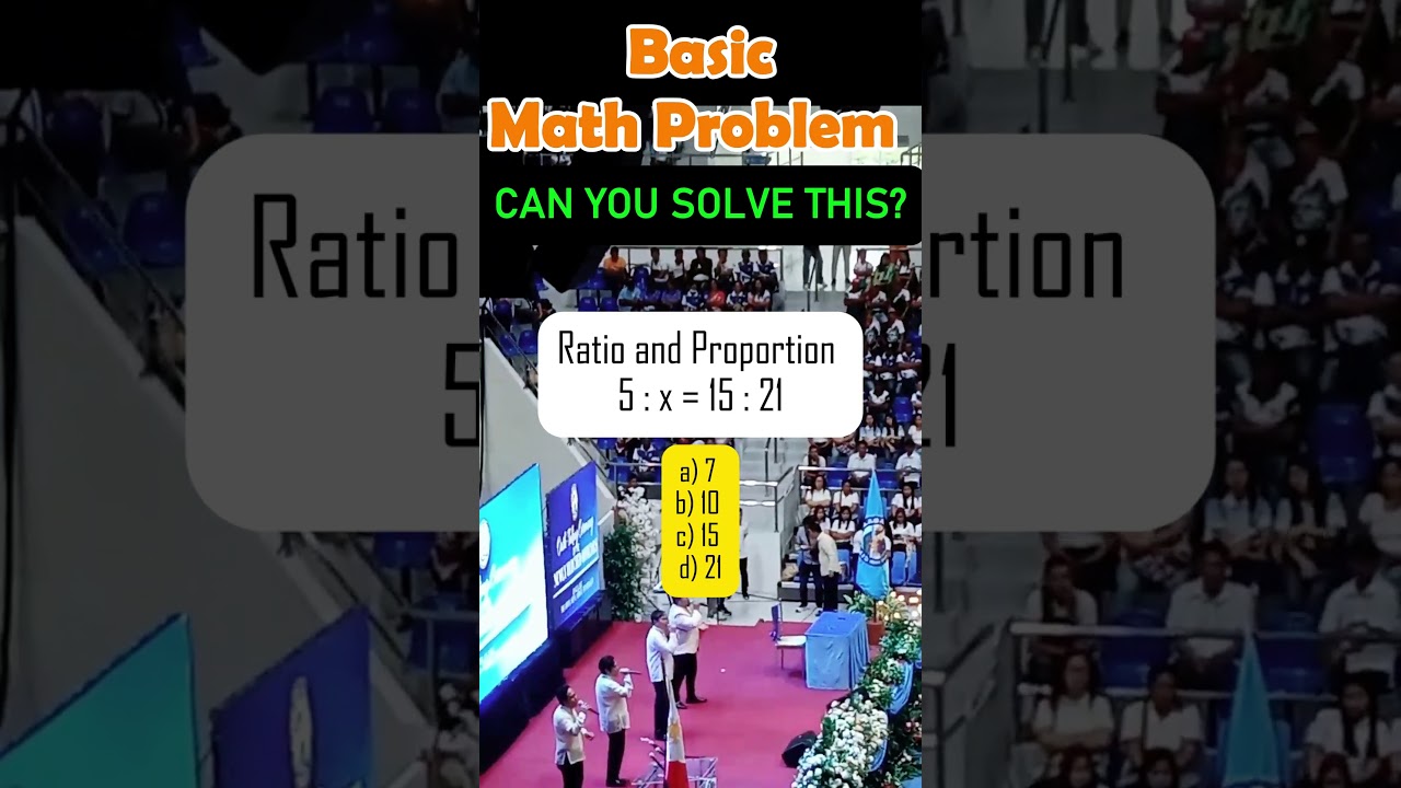 Test Your Math Skills: Solve This Proportion! 🧮