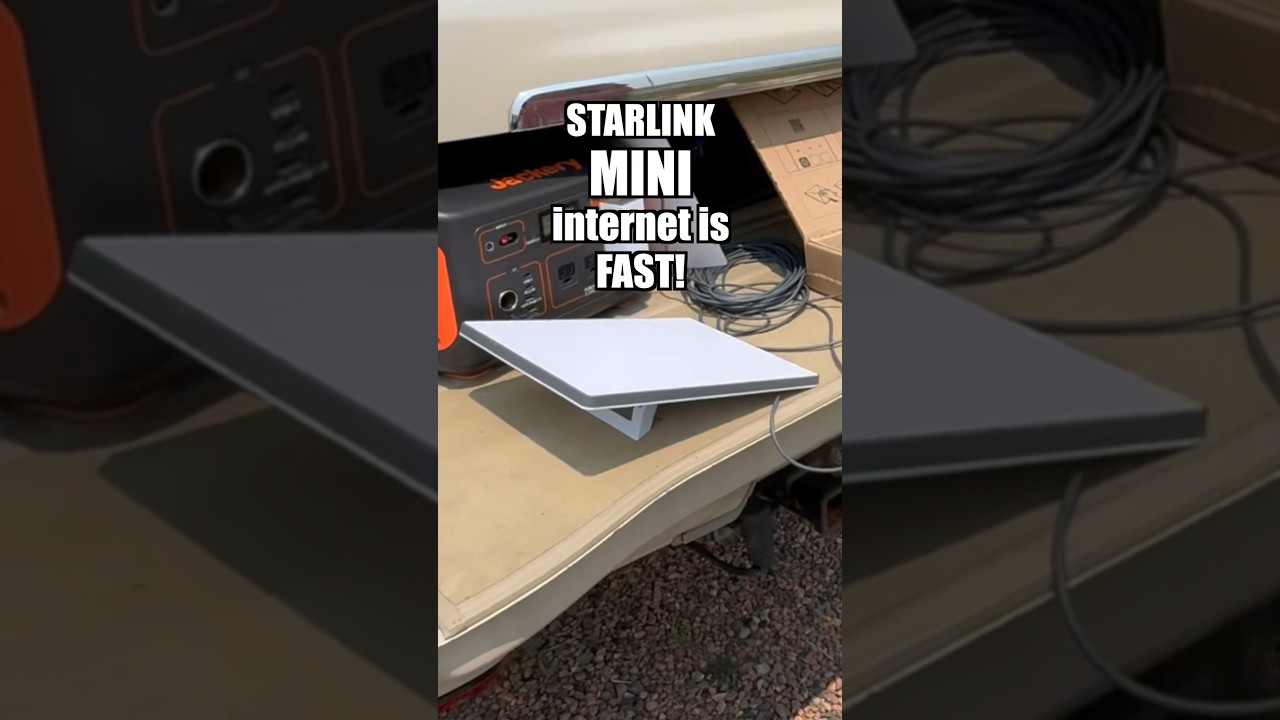Ultra Portable Starlink MINI for Fast Internet 🌐
