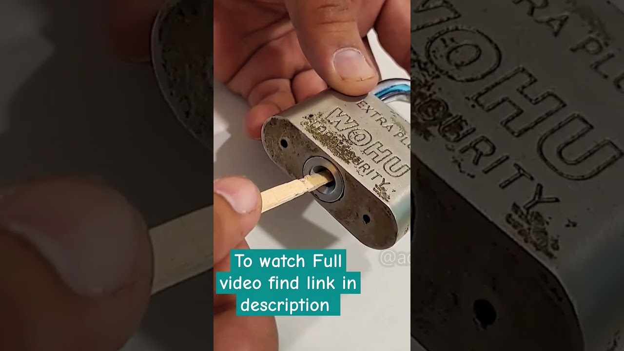 Easy Ways to Unlock a Lock Without a Key 🔑 | Life Hacks & Tips
