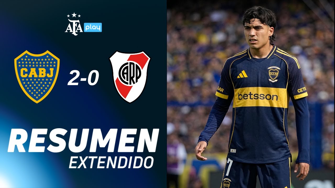 Boca Juniors 2 vs. 0 River Plate | #TorneoClausura2025 | Resumen Extendido | Fecha 15