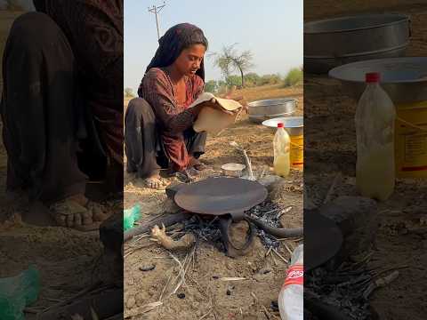 Desert Camel girl People #desert #villagelife #viral #camel #shorts