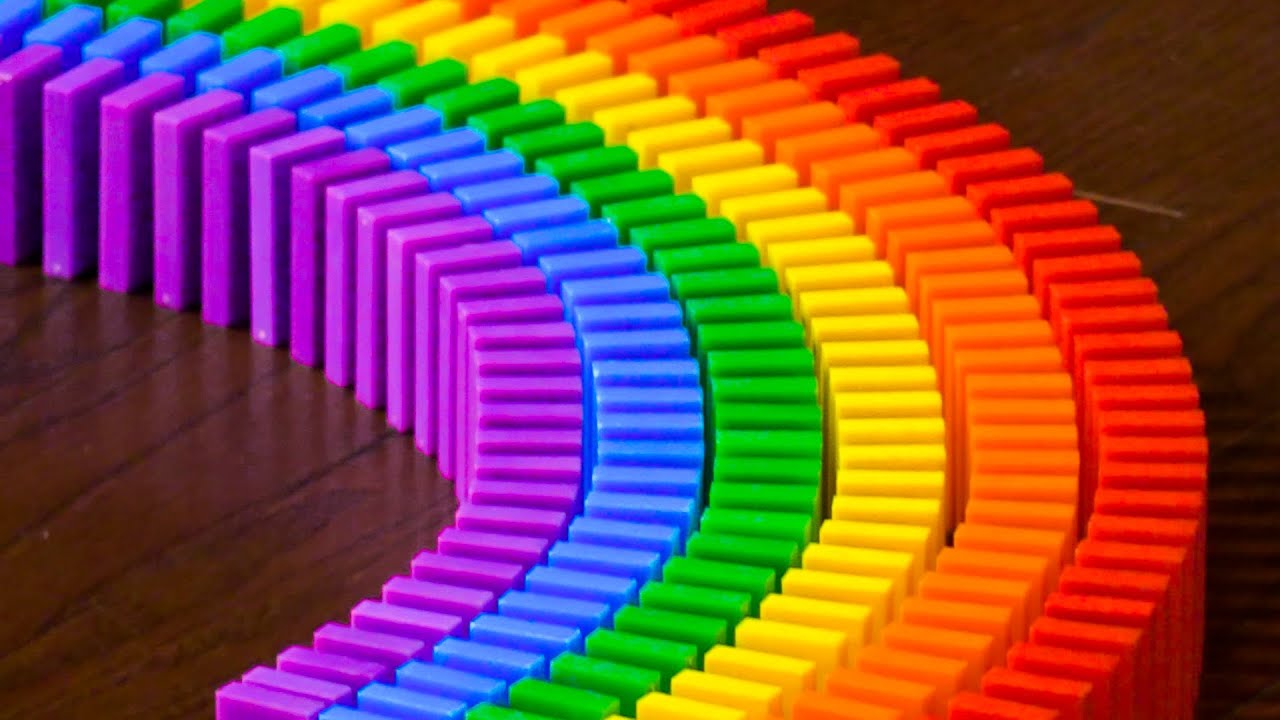 250,000 Dominoes Falling | Relaxing Satisfying Compilation