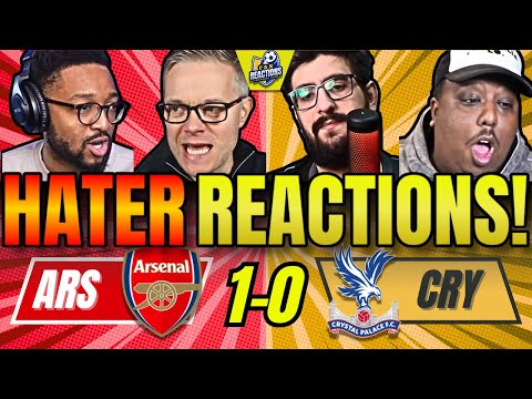 ARSENAL’S RIVALS & HATERS REACTIONS TO ARSENAL 1-0 PALACE! PREMIER LEAGUE FAN REACTIONS