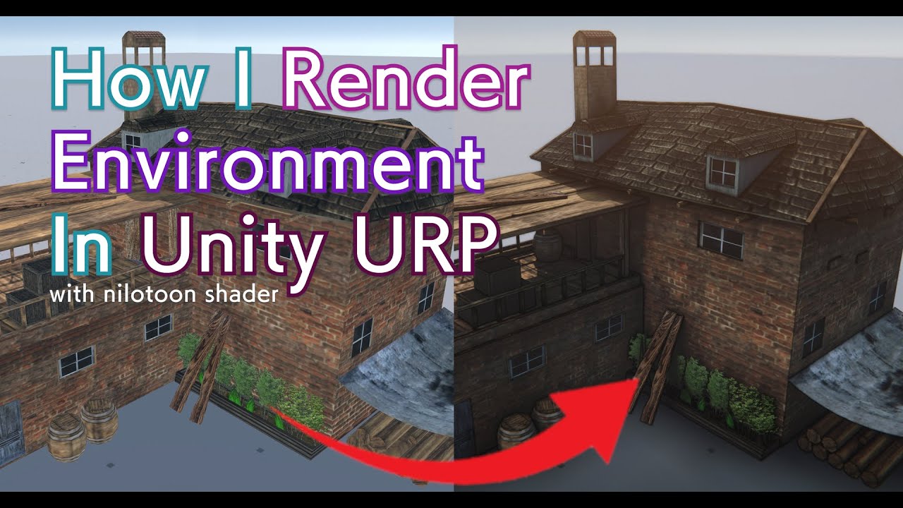 Render Environment in Unity URP with Old House Model ๐ก
