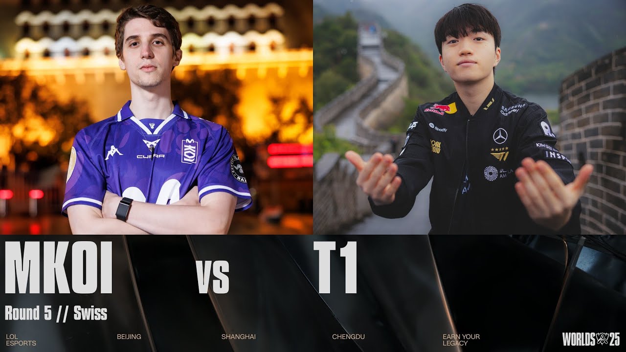 MKOI vs T1 | Worlds 2025 Swiss Highlights
