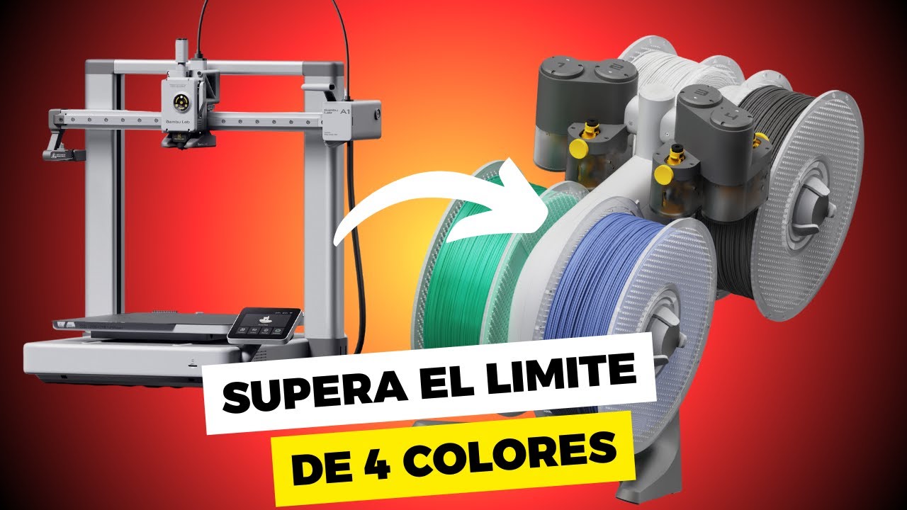 Cómo imprimir en 3D con más de 4 colores (AMS, ACE Pro y CFS)