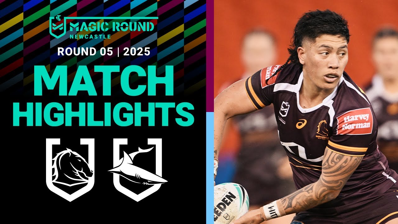 2025 NRLW 2025: Broncos vs Sharks Round 5 Highlights 🏉