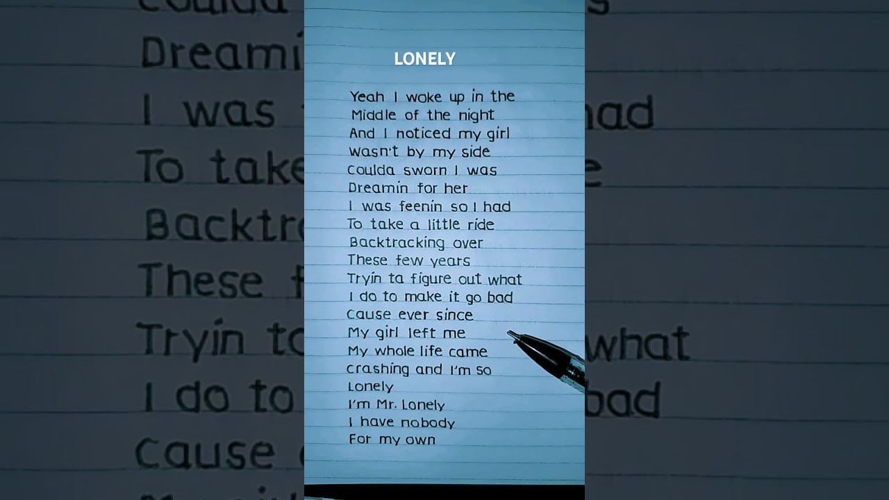 Akon - Lonely ❤️(Lyrics) #song #lyrics #trending #akon