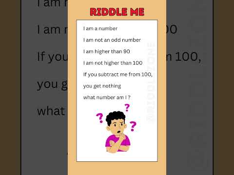 NUMBER RIDDLES WITH ANSWER #mathriddles #riddles