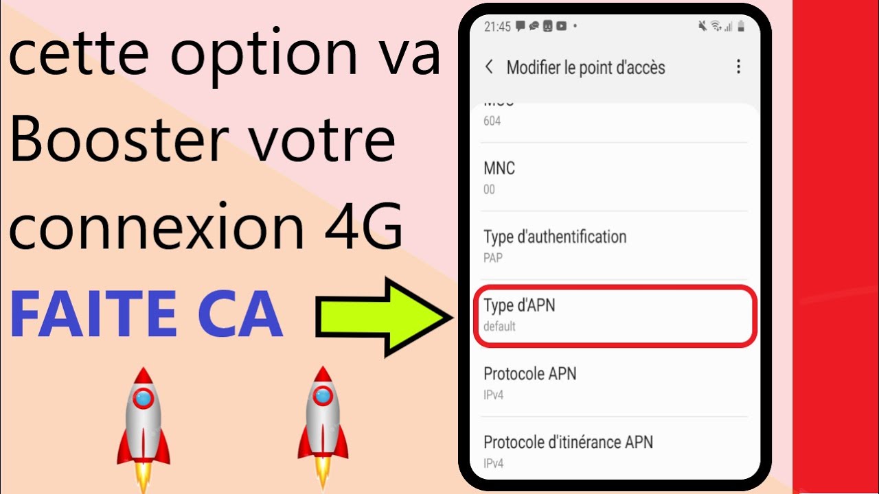 comment booster votre connexion 4 G sur un Android - rendre votre connexion 4G plus rapide