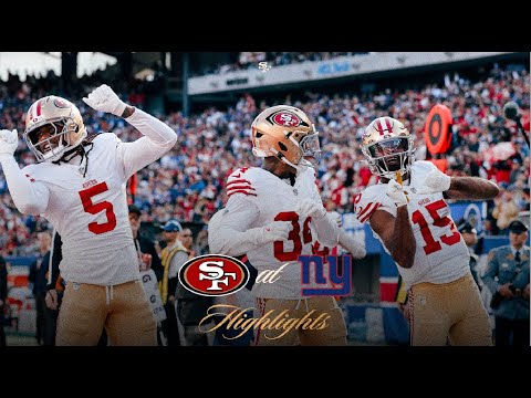 49ers Top Plays vs. Giants Week 9 🏈