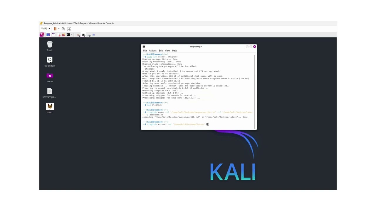 Install Steghide on Kali Linux Step-by-Step 🖥️
