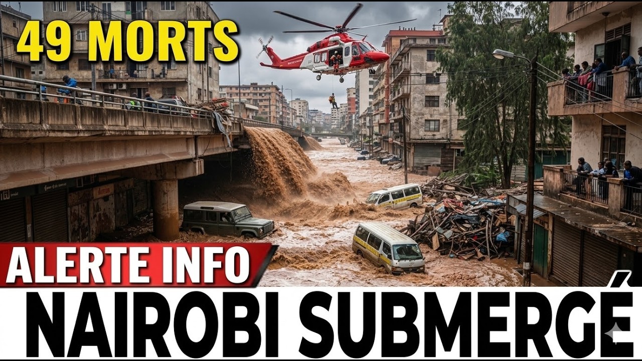 Nairobi Submergée : Crue Annoncée Déclenchele Chaos 🌊