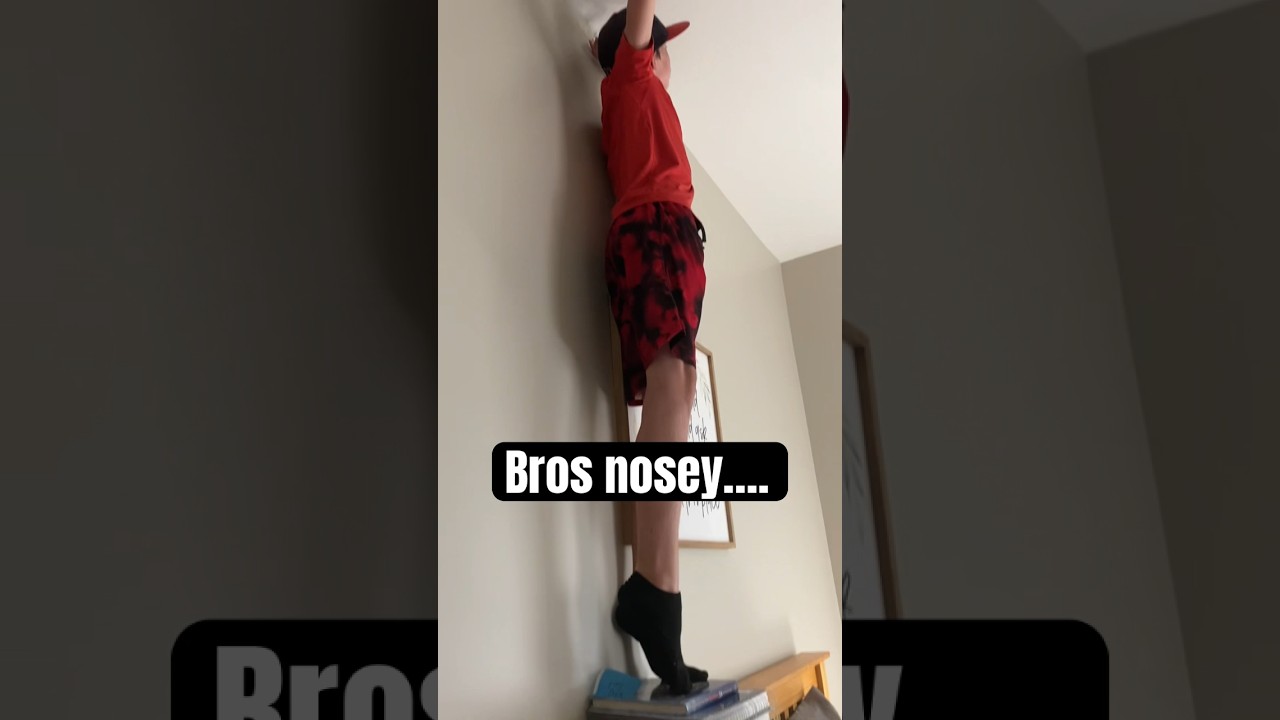 Brother Catches Eavesdropping 😂