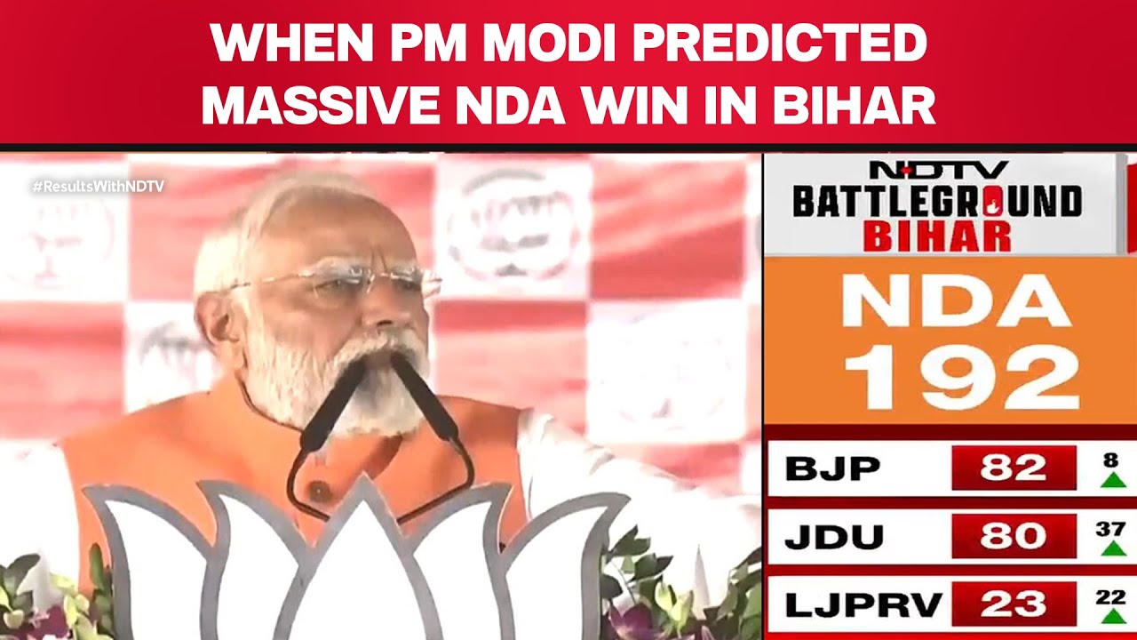 Bihar Election Results 2025: PM Modi's NDA Prediction ๐ฅ