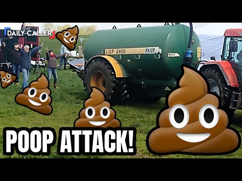 Fed Up Farmer Sprays Poop At Activists For Trespassing