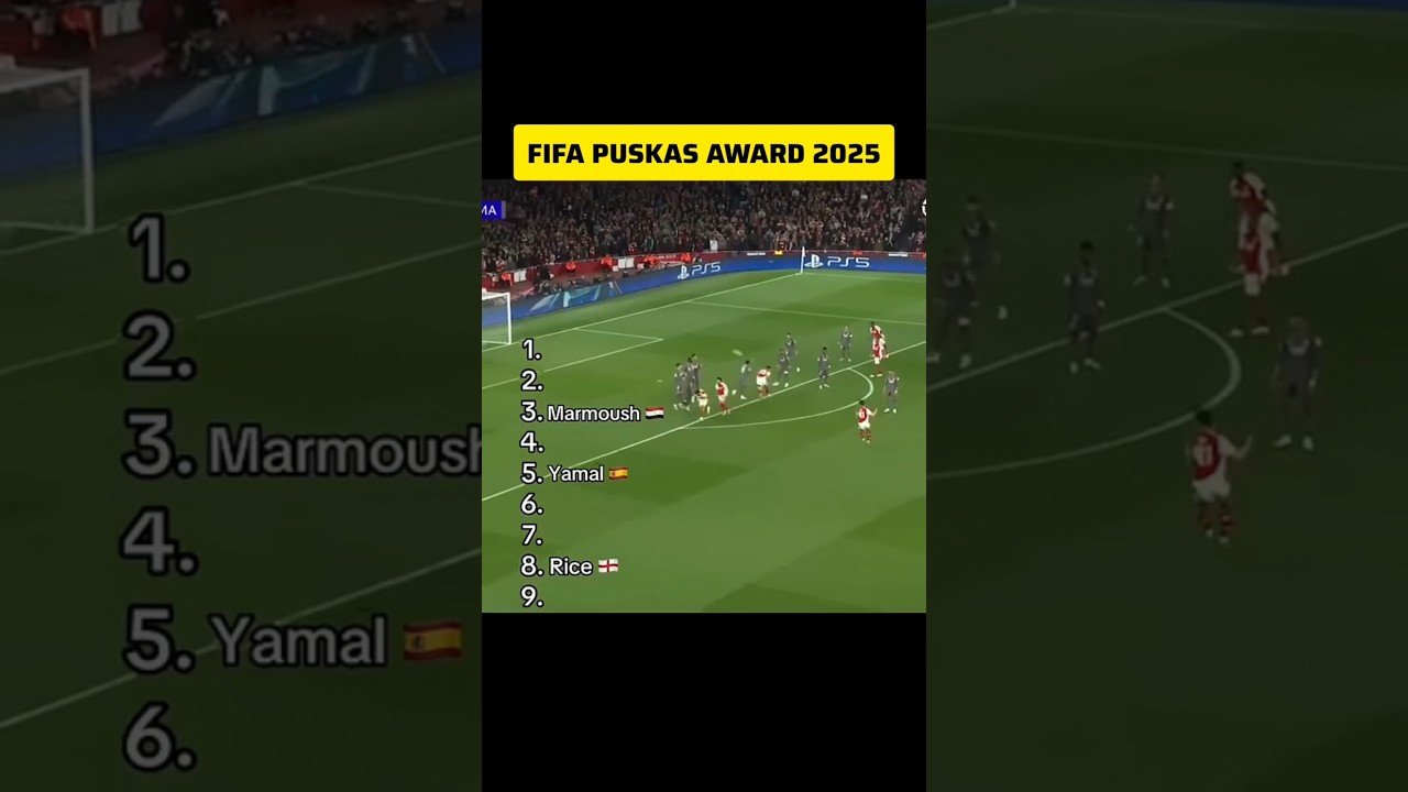 FIFA Puskás Award 2025: Top Goals of the Year ⚽