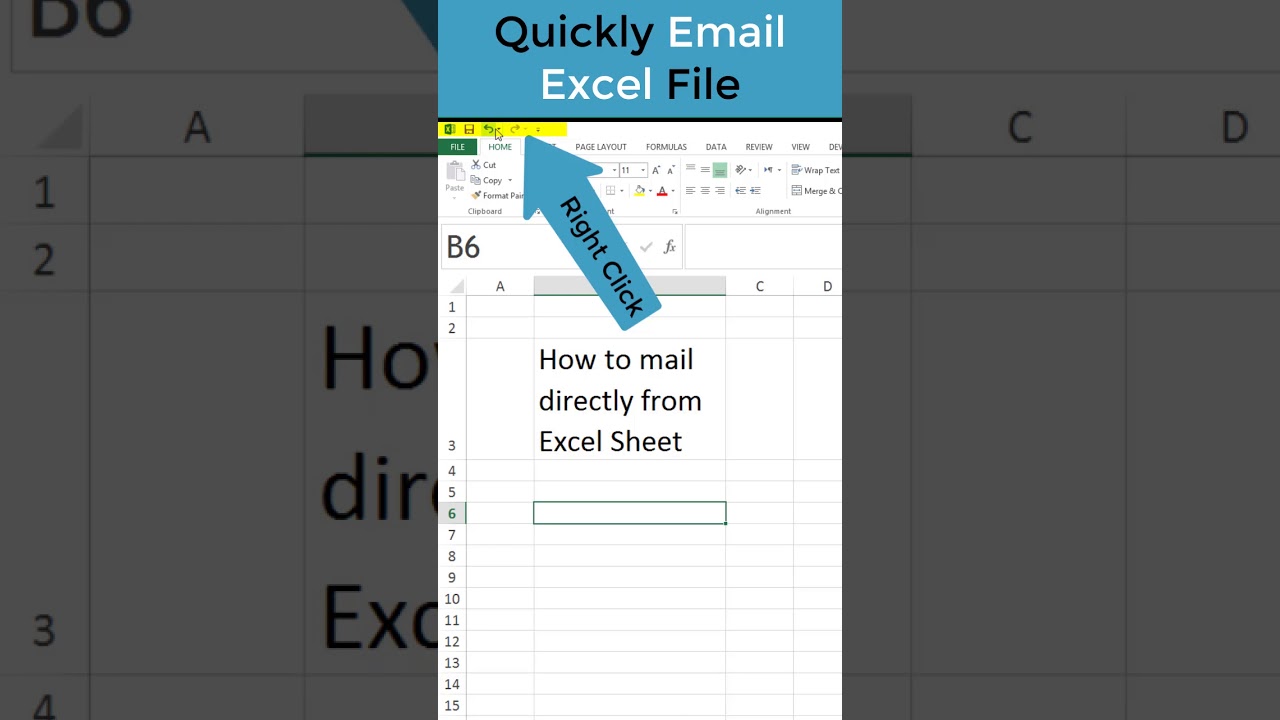 Send Excel Files Directly from Excel 📧