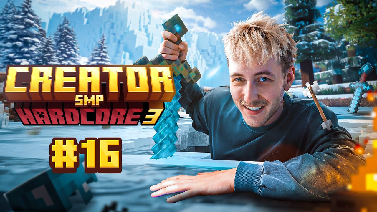 Minecraft CreatorSMP Hardcore 3 - Day 16 LIVE 🔴