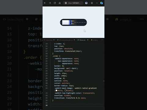 Day 023 - 🤯 Css order button v2 design #coding #programming #cssanimation #webdevelopment #css #html