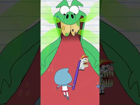 Forget Subways, It's Tongue Surfing! ๐
(animation meme) #boyanddragon #shorts