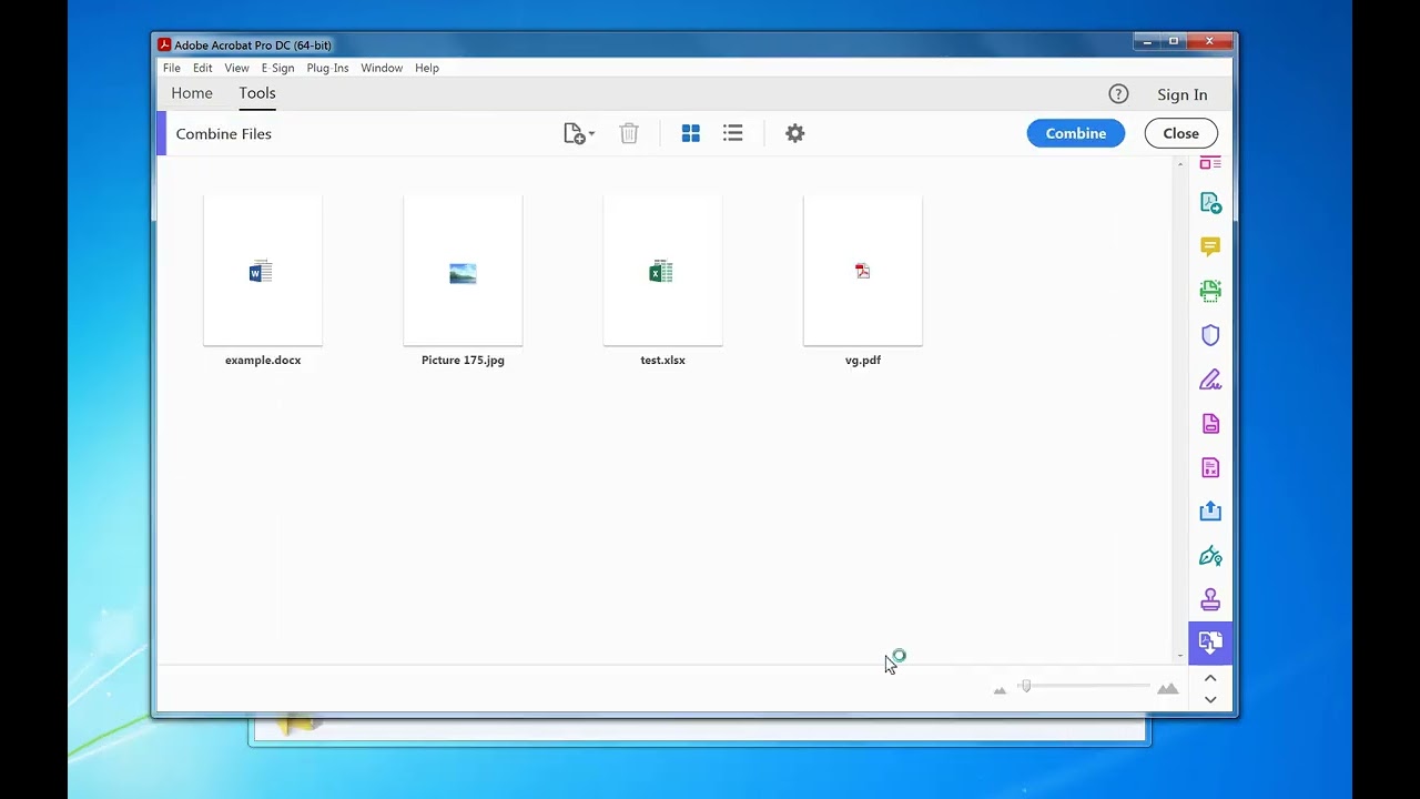 Merge Files into One PDF with Adobe Acrobat
