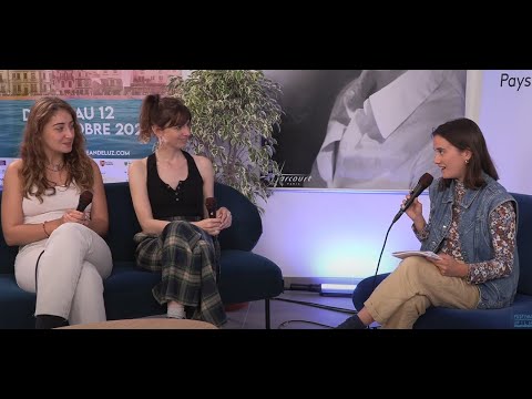 Interview de l'équipe de 'Les filles du ciel' à Saint-Jean-de-Luz 2025