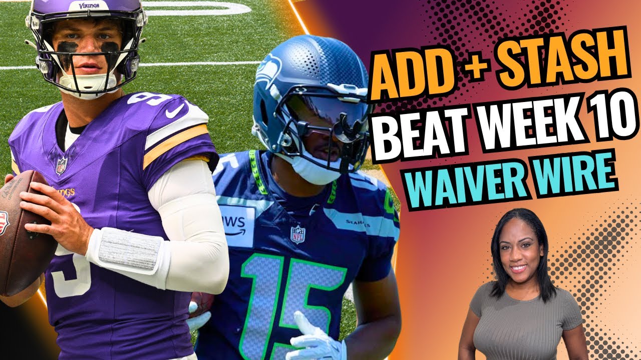 10 Top 10 Must-Stash Fantasy Football Players Before Week 10 🏈