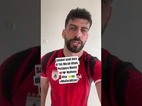 Sambut anak baru di Tim Merah Hitam, Persipura Mania! ❤️🖤 Matheus Silva 🤝🇧🇷 #MutiaraHitam#persipura