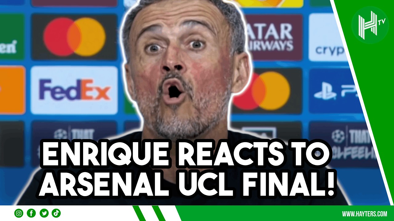 Luis Enrique Reacts to PSG's Champions League Final 🏆