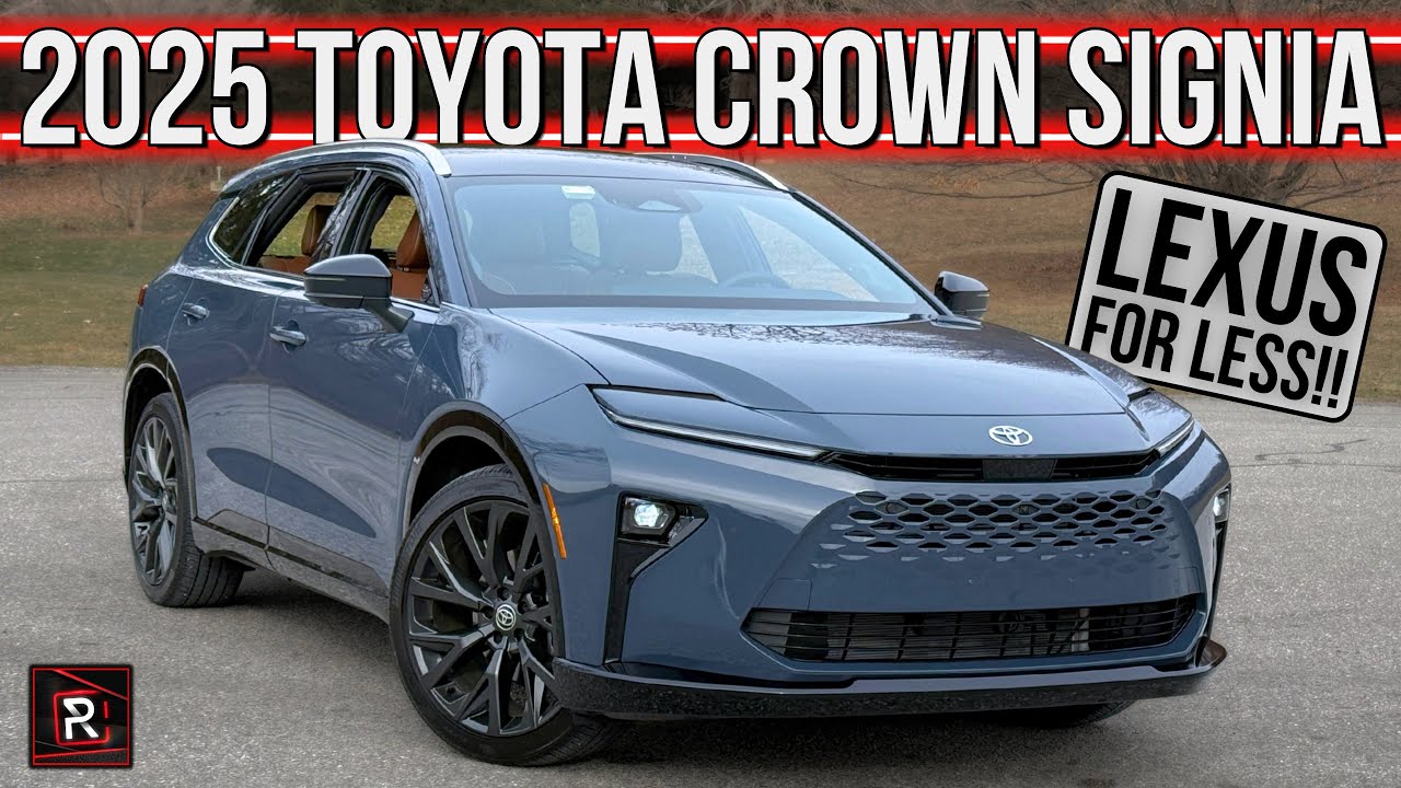 The 2025 2025 Toyota Crown Signia: Hybrid Crossover with Lexus Vibes 🚗
