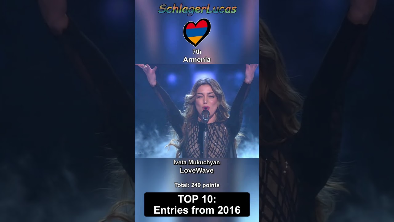 Top 10 Eurovision 2016 Entries 🎶