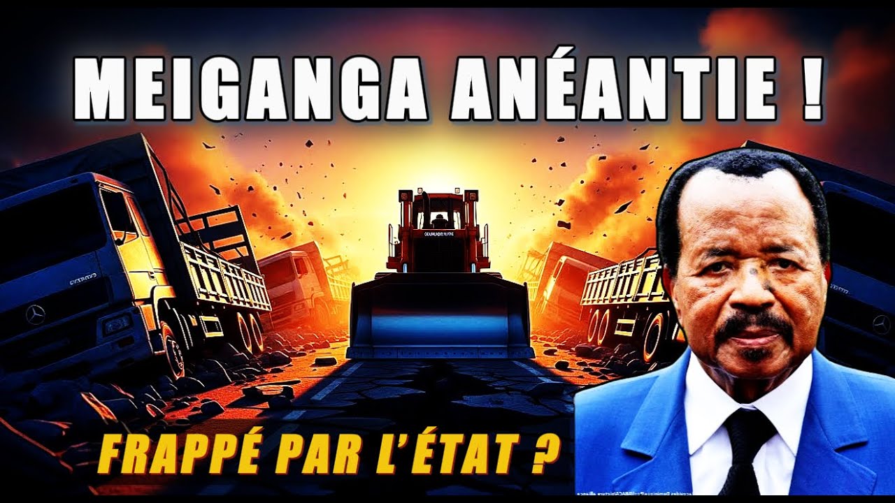 Crise à Meiganga : Camions détruits, le Cameroun en crise 🚨