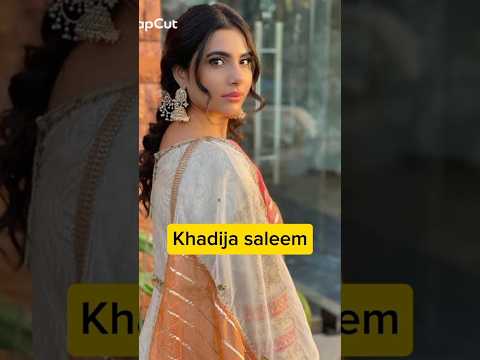 Actress Khadija saleem age, & Husband name #shorts #youtubeshorts #meemsemohabbat #pakistanidrama