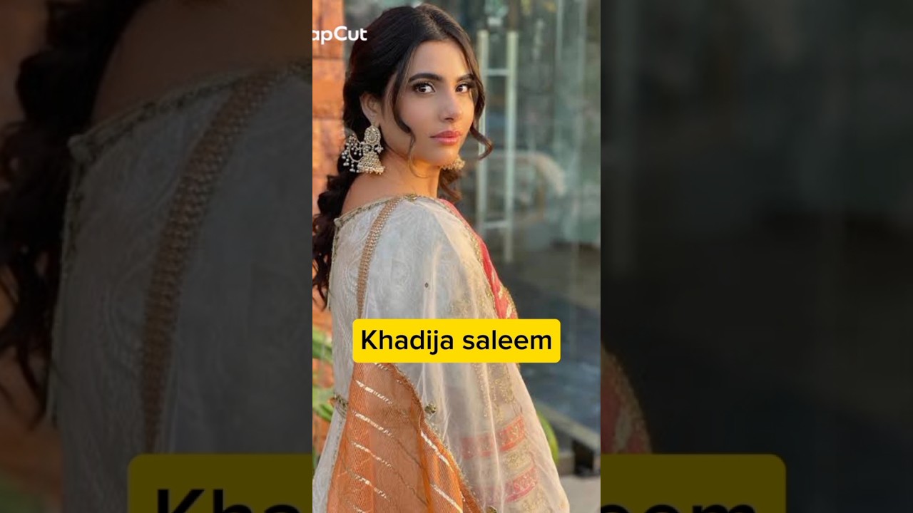 Khadija Saleem: Age & Husband Revealed! 💍 #Shorts